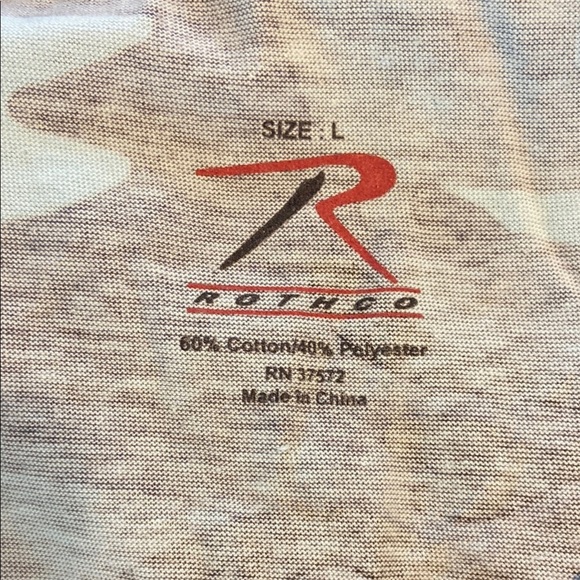 Rothco Blue Camo Men's Tank Top - Picture 4 of 4